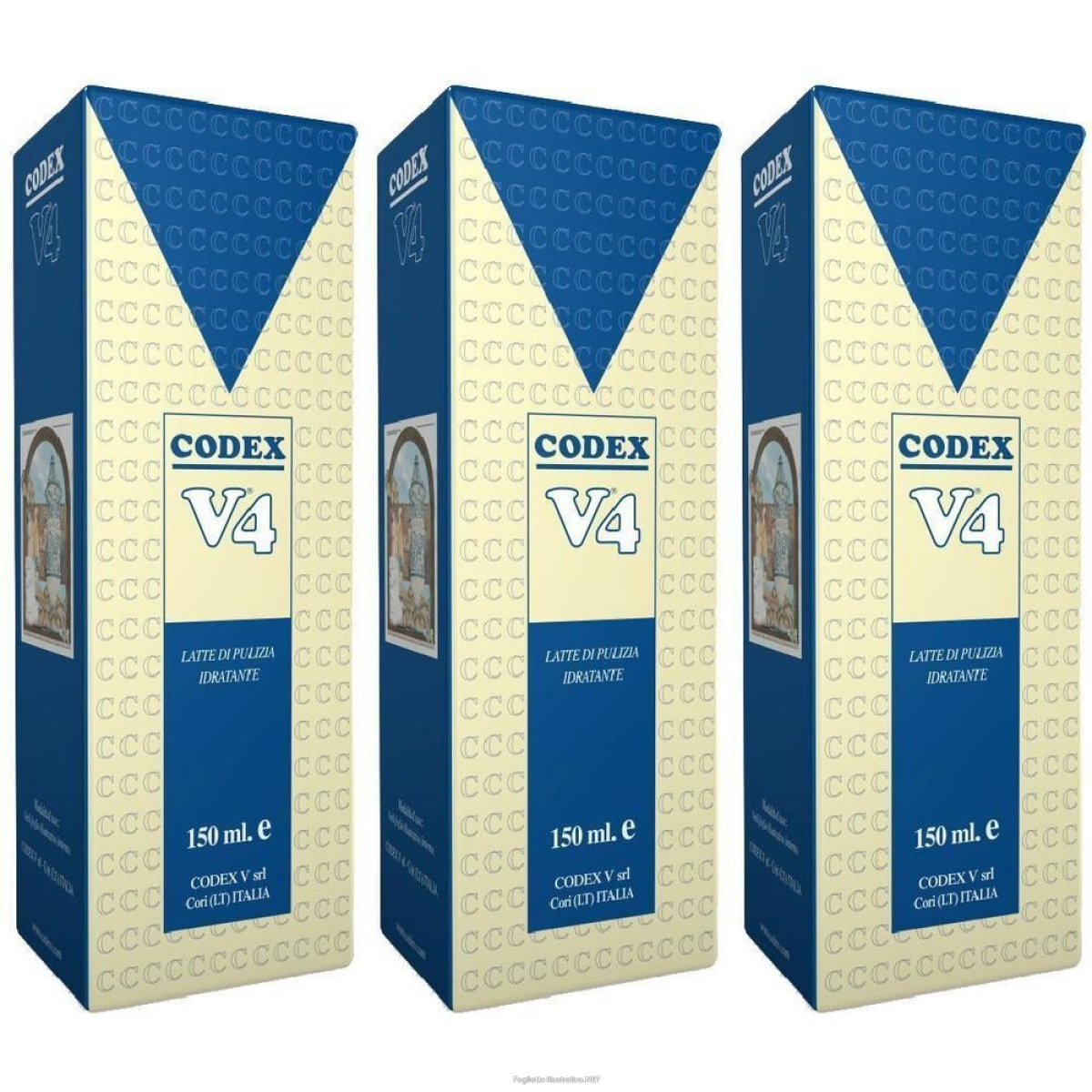 Trova Offerte di v4 latte idratante pulizia 150 ml 3x150 ml e compra online