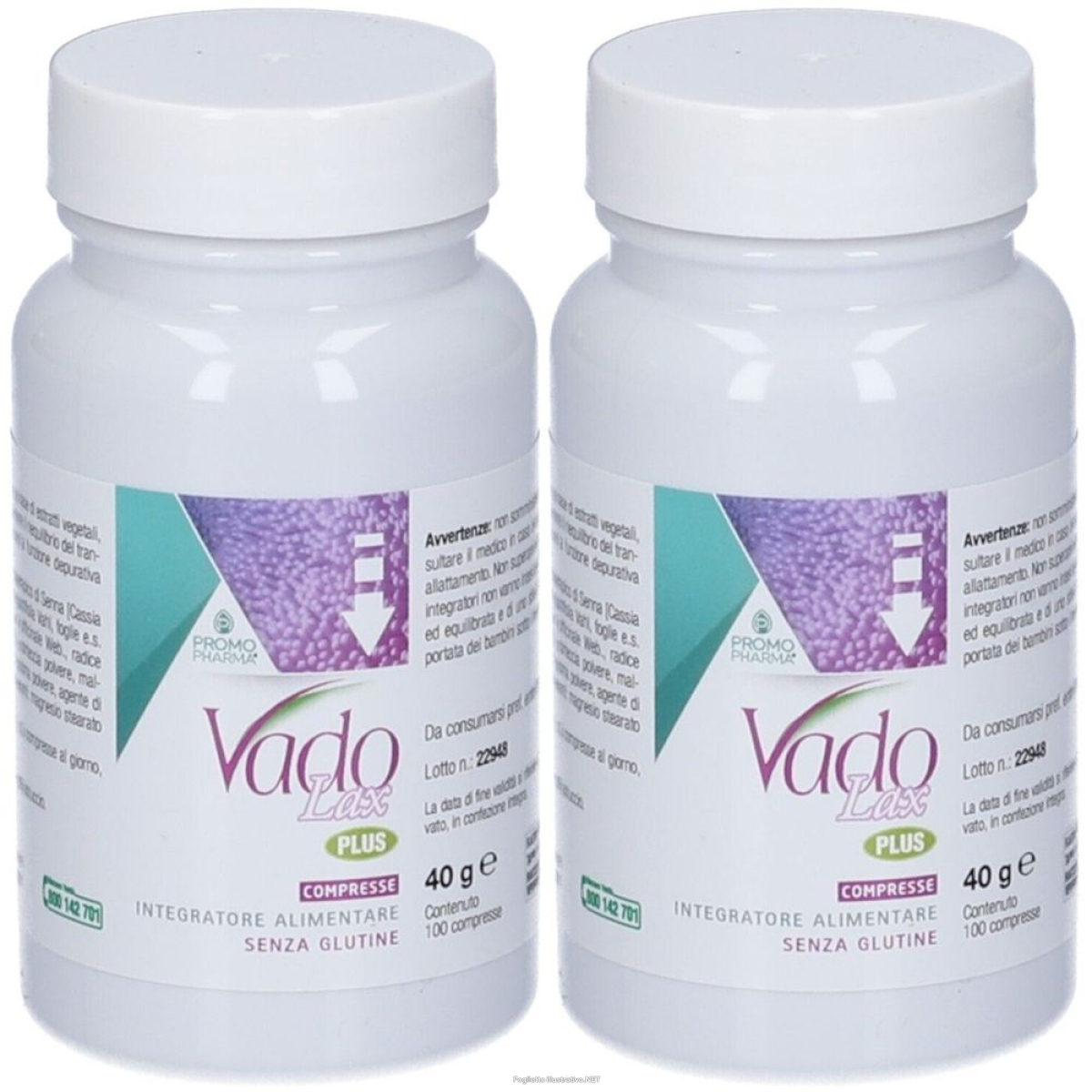 Trova Offerte di vado lax plus 100 compresse set da 2 pz e compra online