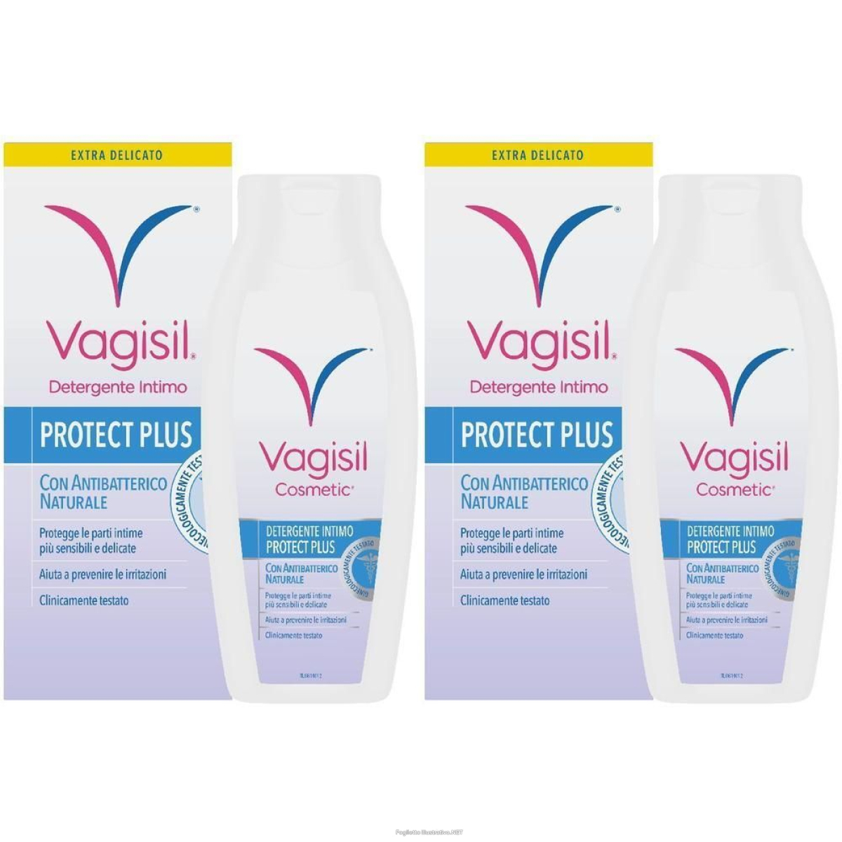 Trova Offerte di vagisil cosmetic® detergente intimo protect plus 2x250 ml lozione e compra online