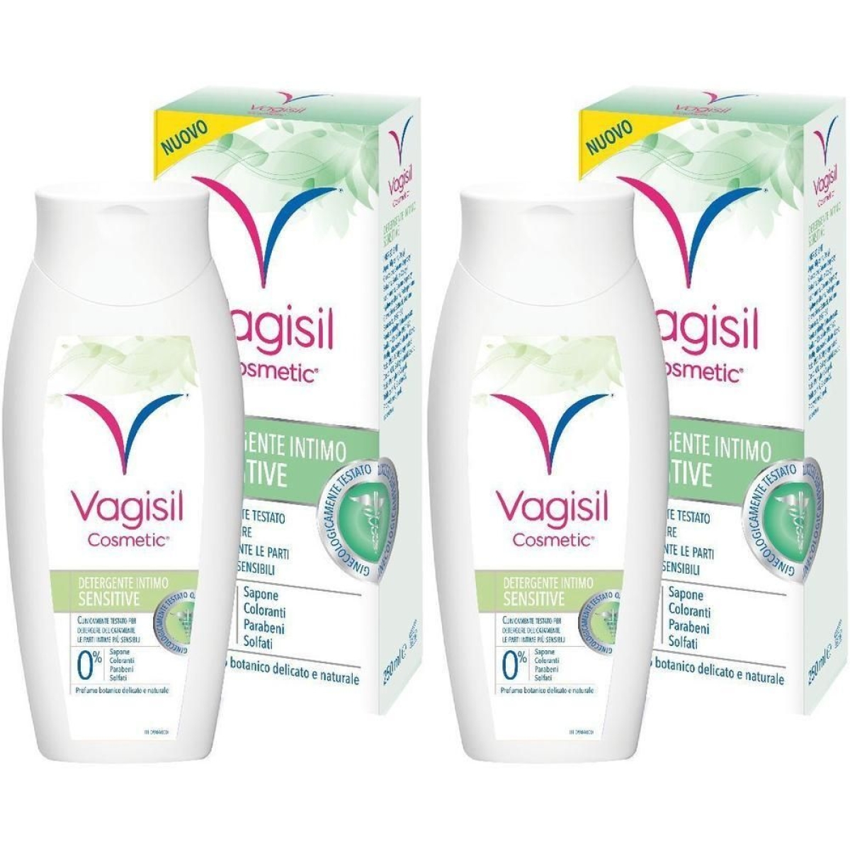 Trova Offerte di vagisil detergente intimo sensitive 2x250 ml e compra online