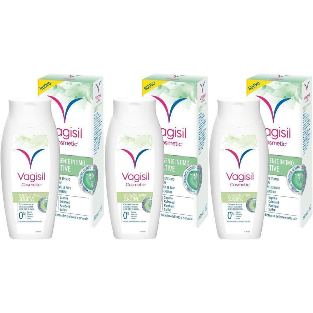 Trova Offerte di vagisil detergente intimo sensitive 3x250 ml e compra online