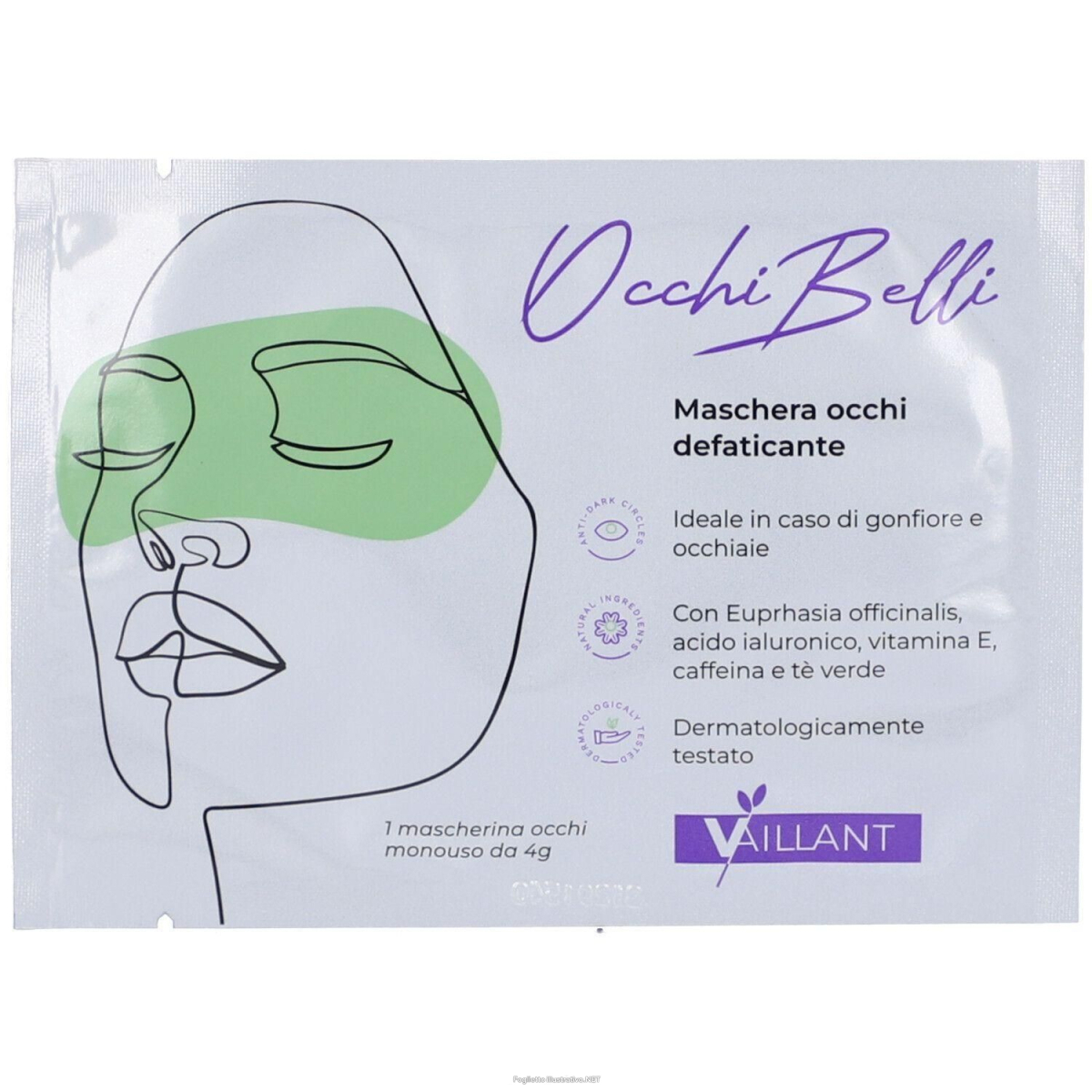 Trova Offerte di vaillant occhibelli maschera occhi defaticante 4x1 pz viso e compra online