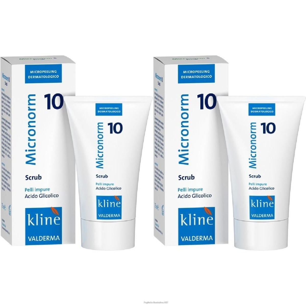 Trova Offerte di valderma micronorm 10 scrub set da 2 2x75 ml gel e compra online