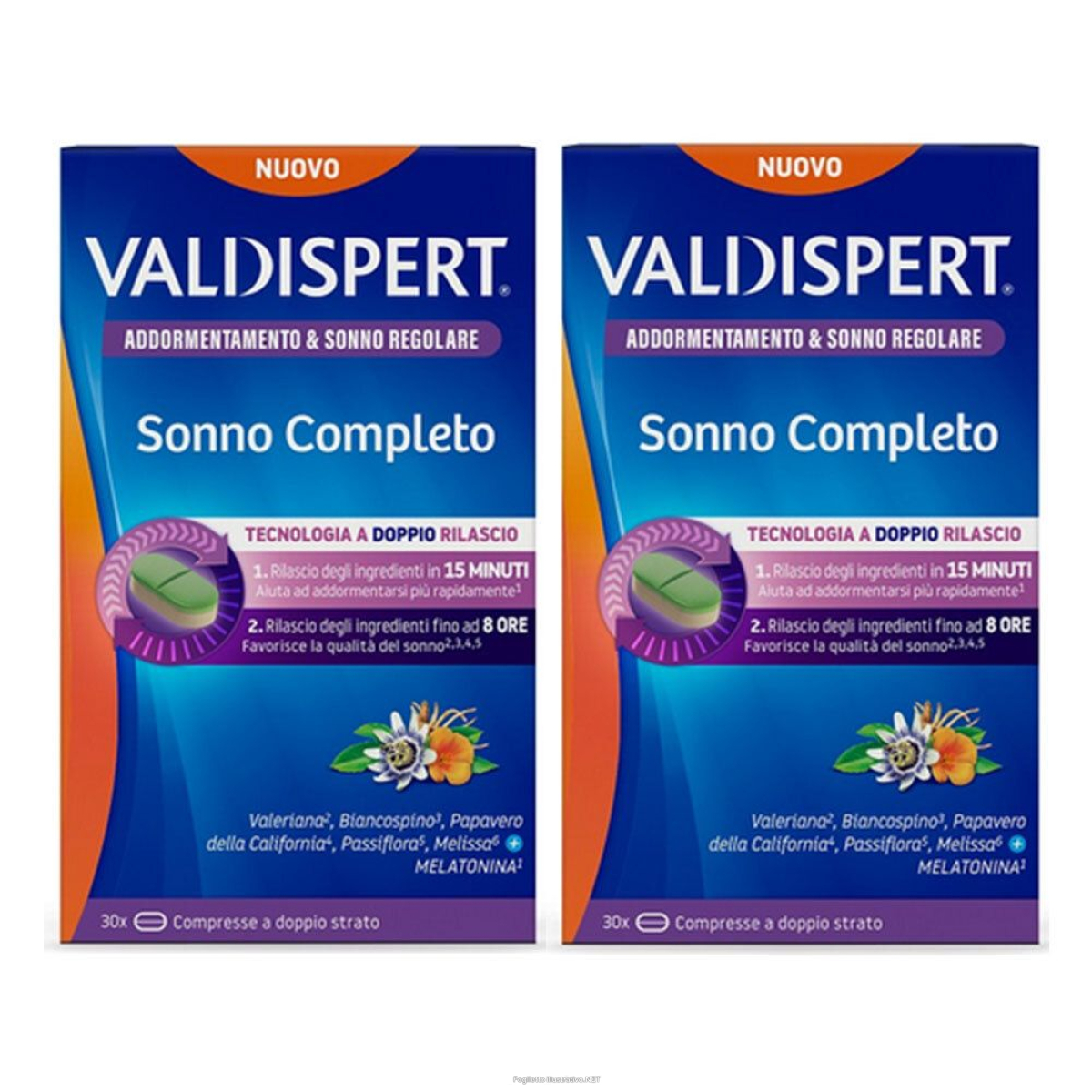 Trova Offerte di valdispert sonno completo compresse con melatonina set da 2 2x37,5 g c e compra online