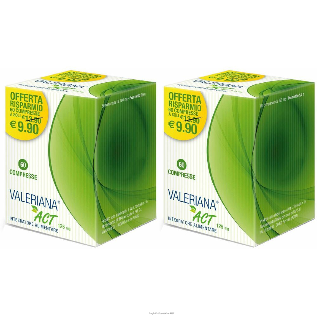Trova Offerte di valeriana® act set da 2 2x60 pz compresse e compra online