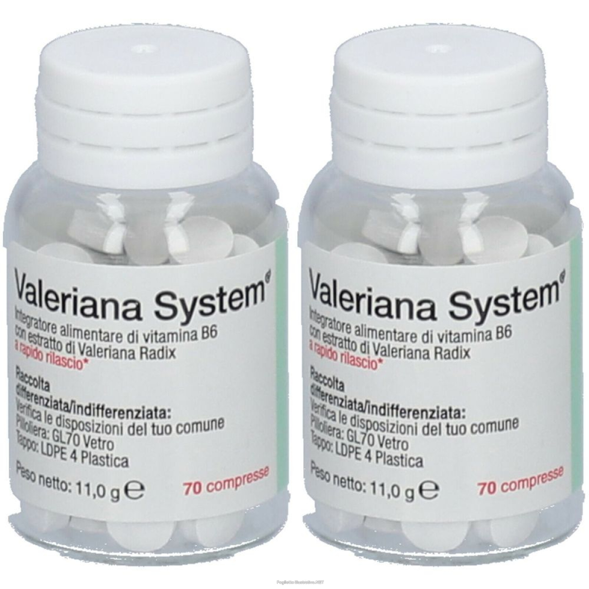 Trova Offerte di valeriana system® set da 2 2x70 pz compresse e compra online