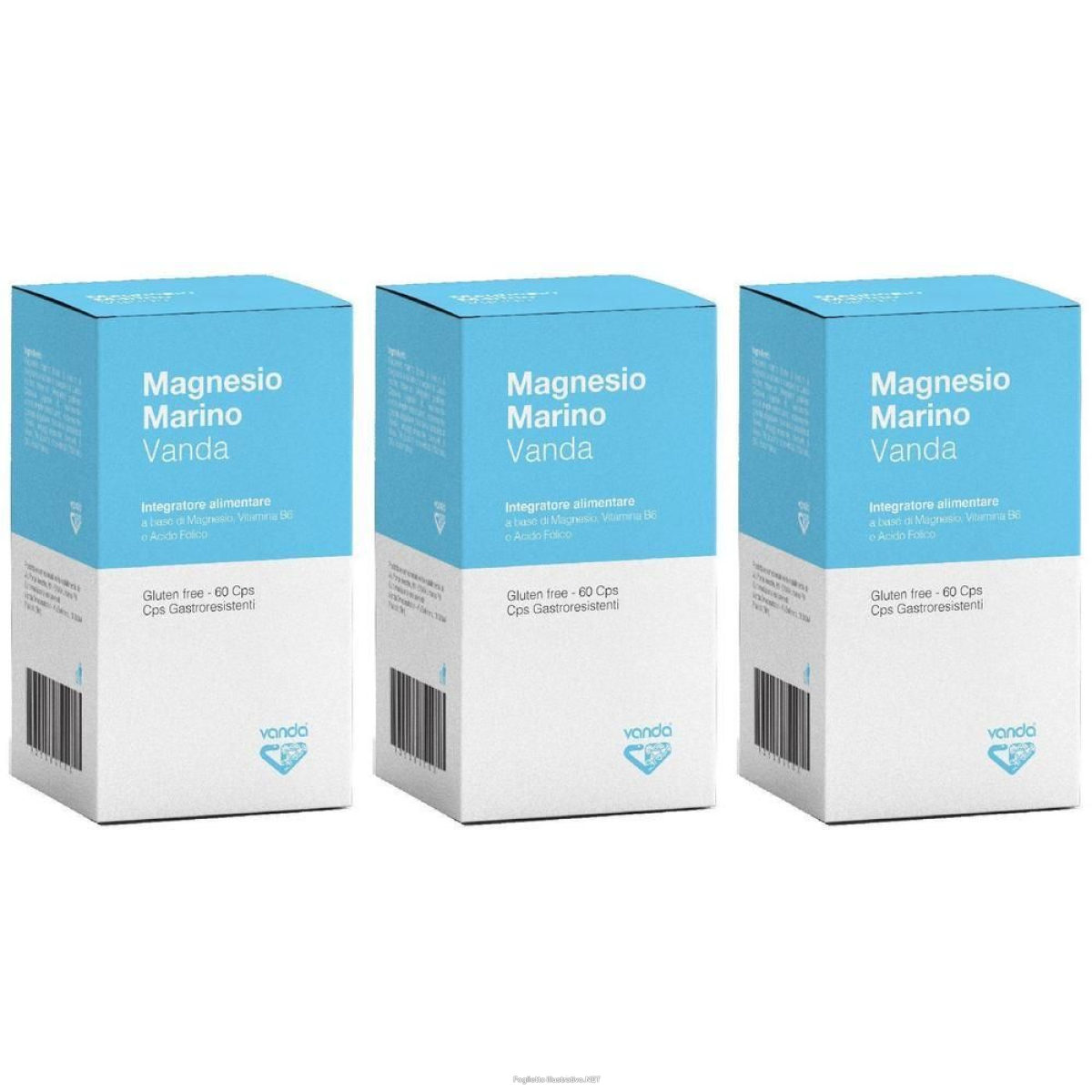 Trova Offerte di vanda magnesio marino 3x38,7 g capsule e compra online
