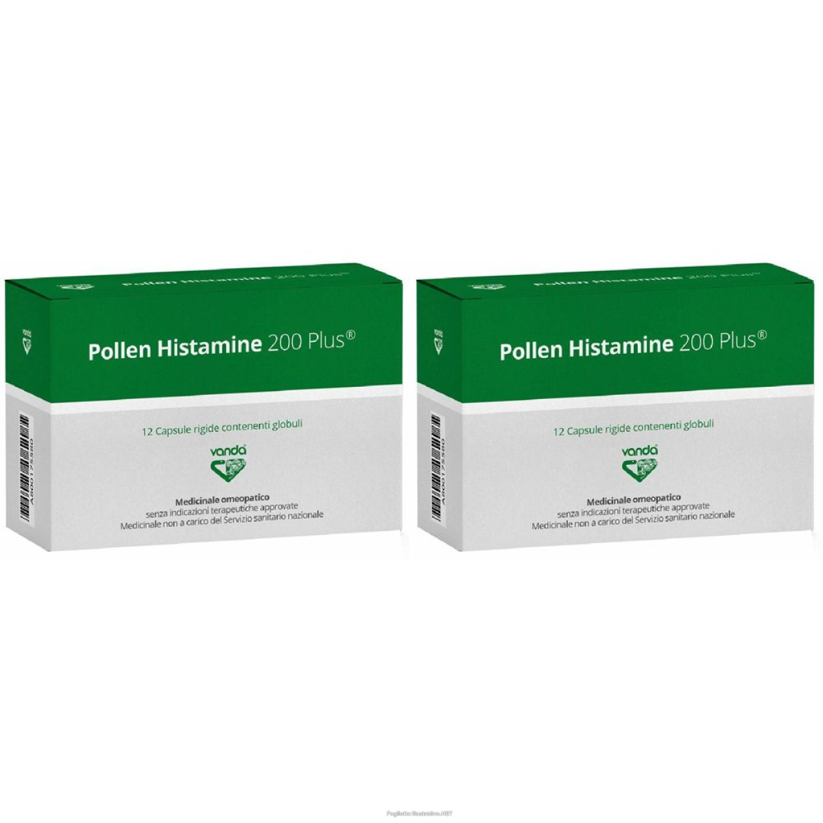 Trova Offerte di vanda® omeopatici pollen® histamine 200 plus® set da 2 2x12 pz capsule e compra online
