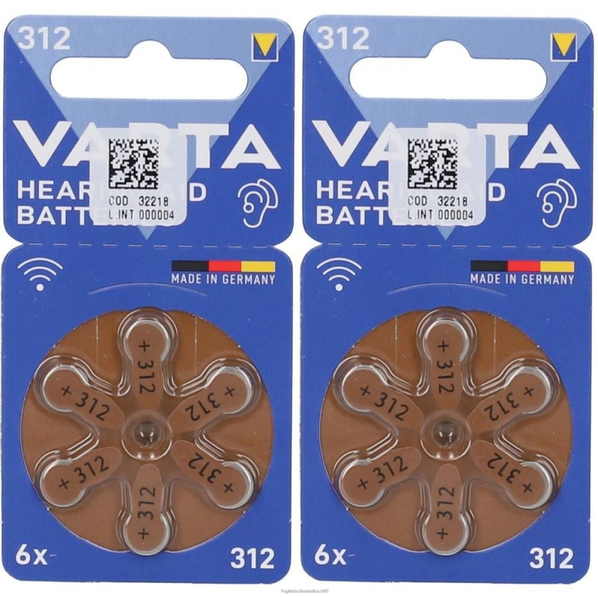 Trova Offerte di varta batterie per apparecchi acustici 312 2x6 st e compra online