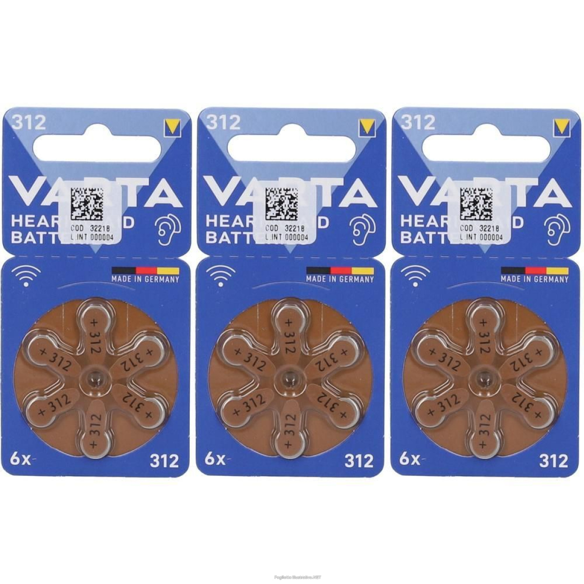 Trova Offerte di varta batterie per apparecchi acustici 312 3x6 st e compra online