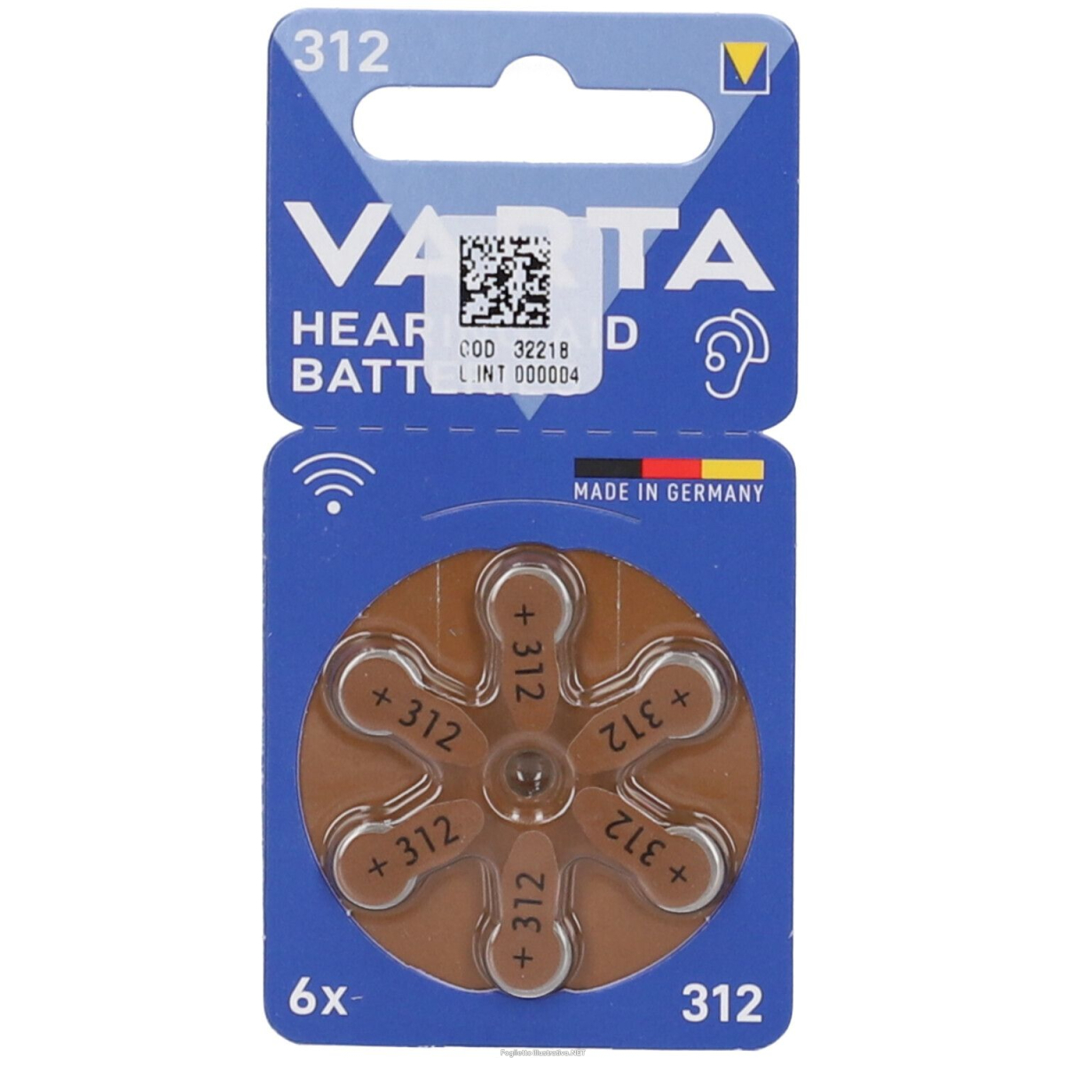 Trova Offerte di varta batterie per apparecchi acustici 312 6 pz altro e compra online