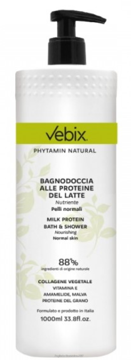 Trova Offerte di vebix - phytamin bagnodoccia alle proteine del latte nutriente confezione 1 l e compra online