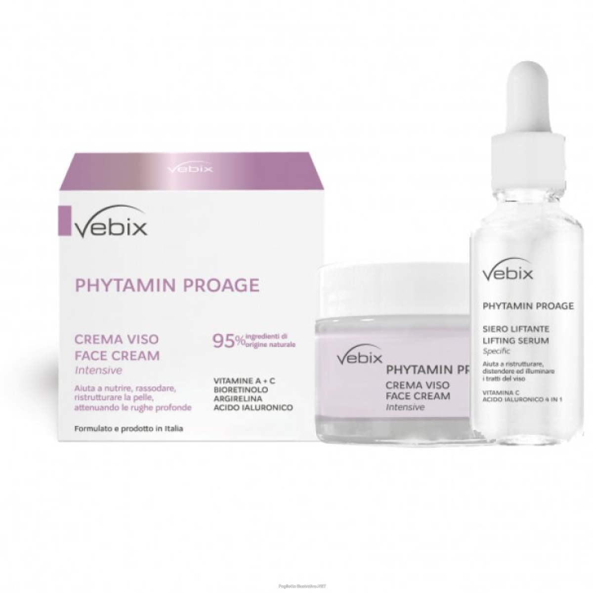 Trova Offerte di vebix phytamin proage cofanetto crema intensive 30 ml + siero specific 15 ml e compra online