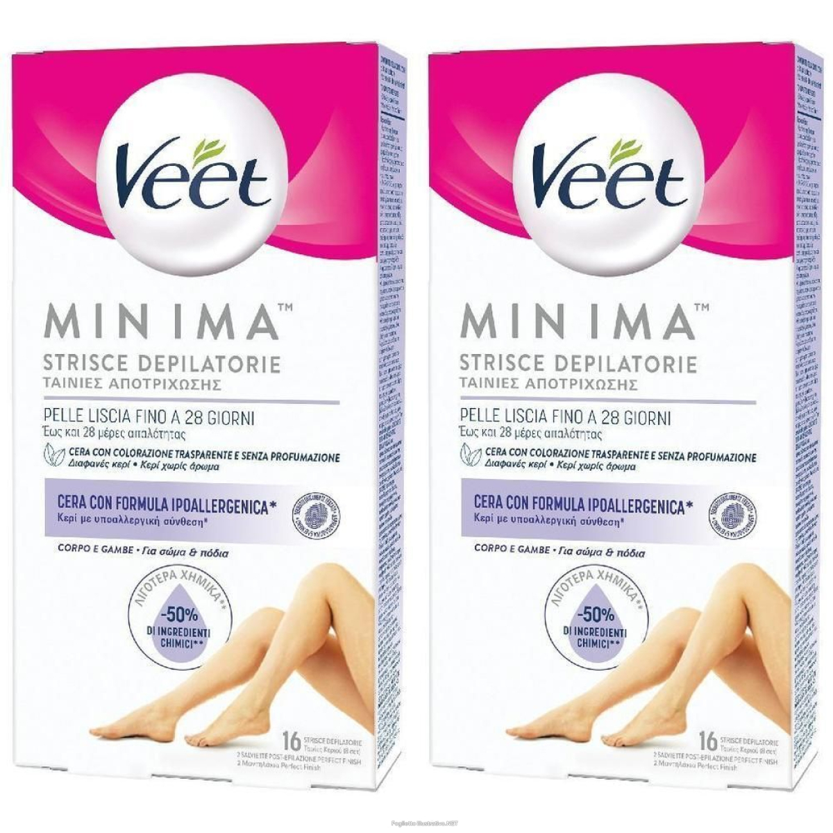 Trova Offerte di veet® minima™ strisce depilatorie 2x1 st e compra online