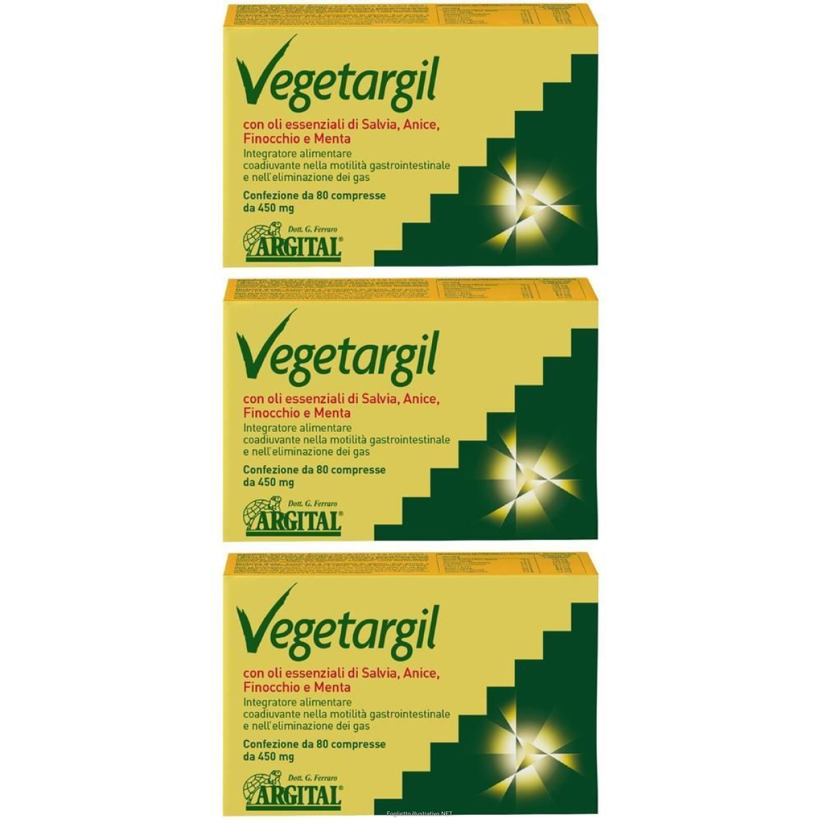 Trova Offerte di Vegetargil 80 Compresse 3x80 Pezzi e compra online