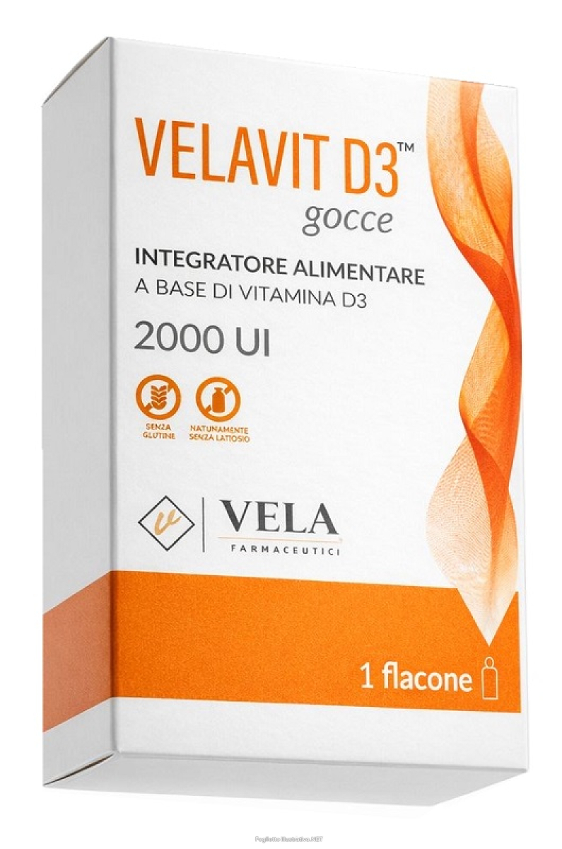 Trova Offerte di velavit d3 gocce 19 ml senza glutine naturalmente privo di lattosio e compra online