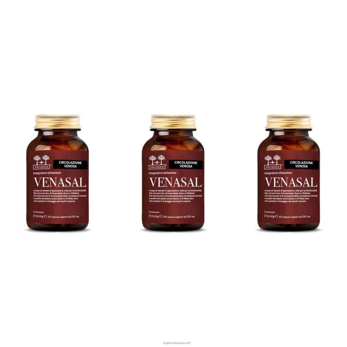 Trova Offerte di venasal salugea - vene e capillari capsule 3x60 pz capsule e compra online