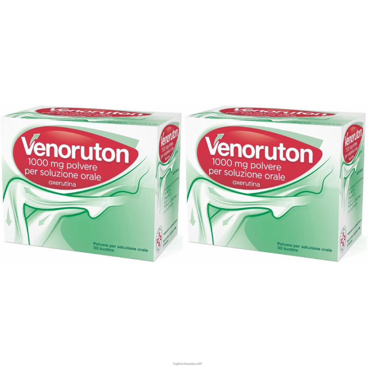 Trova Offerte di venoruton 1000 mg polvere per soluzione orale set da 2 2x30 pz bustina e compra online