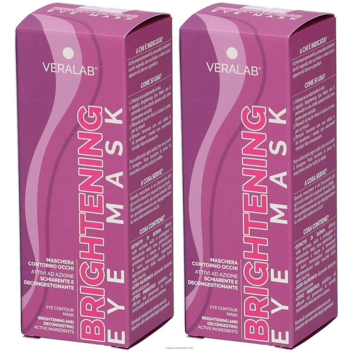 Trova Offerte di veralab brightenning eye mask 2x50 ml e compra online