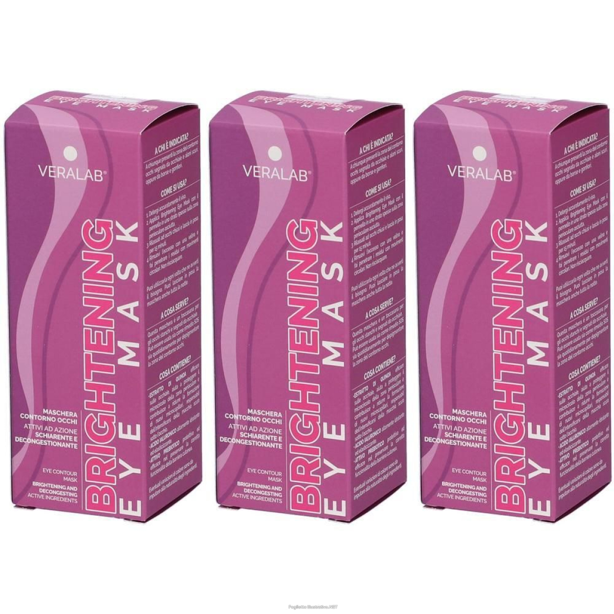Trova Offerte di veralab brightenning eye mask 3x50 ml e compra online
