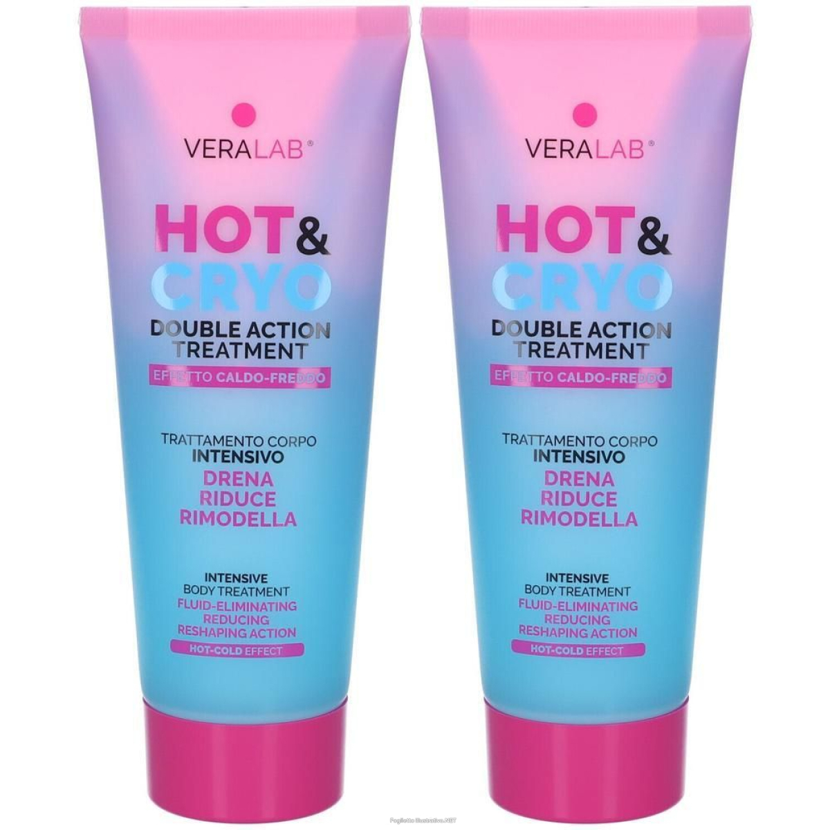 Trova Offerte di veralab hot & cryo trattamento intensivo corpo gel crema 2x200 ml e compra online