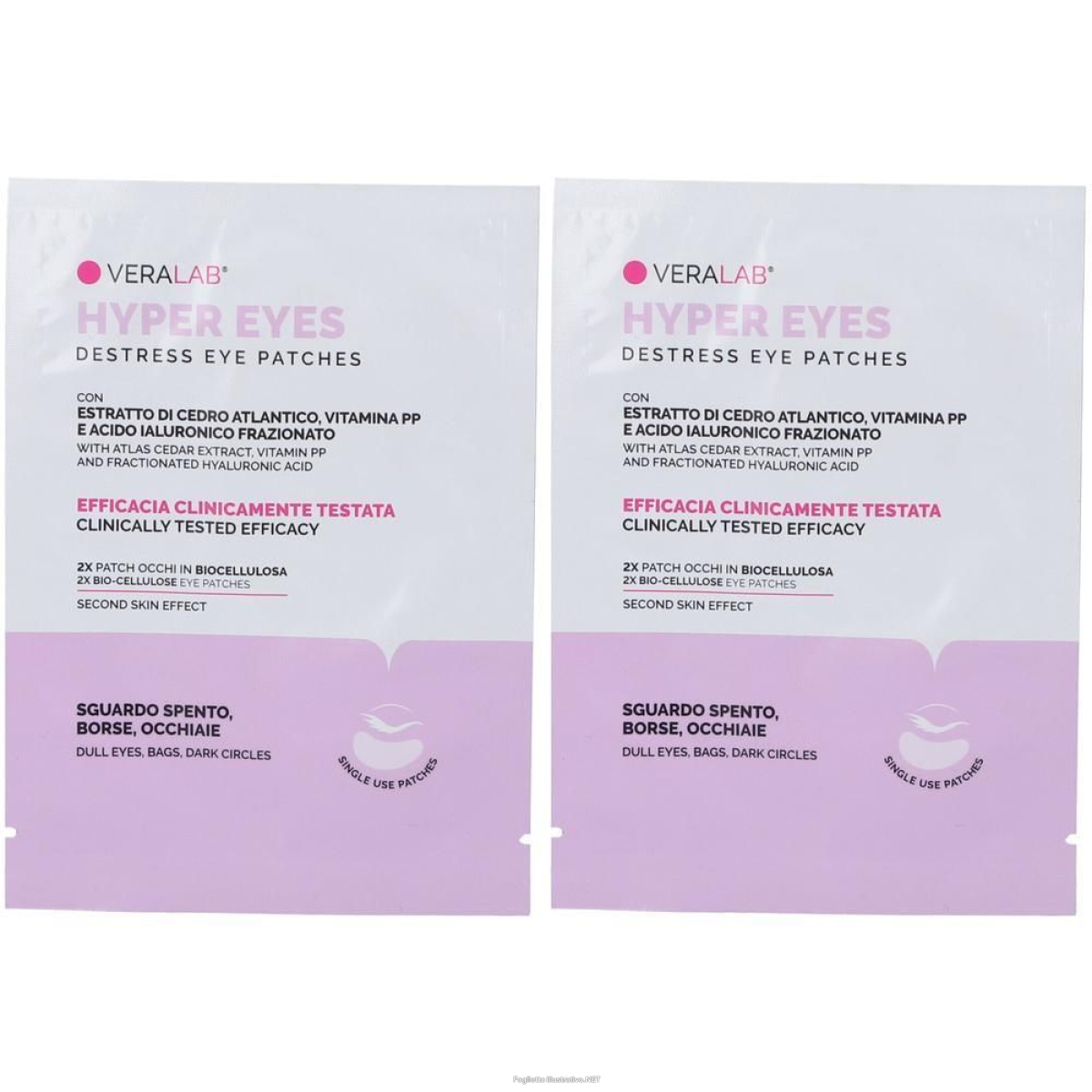 Trova Offerte di veralab hyper eyes destress eye patches 2x1 st e compra online