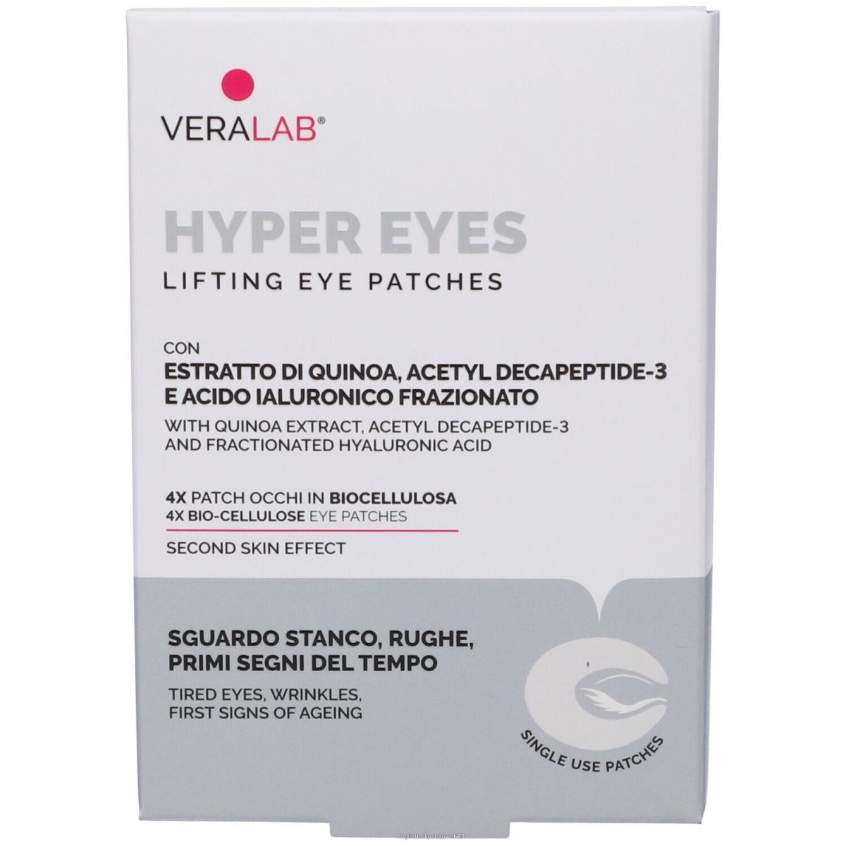 Trova Offerte di veralab hyper eyes lifting eye patches kit 4 pezzi pz altro e compra online