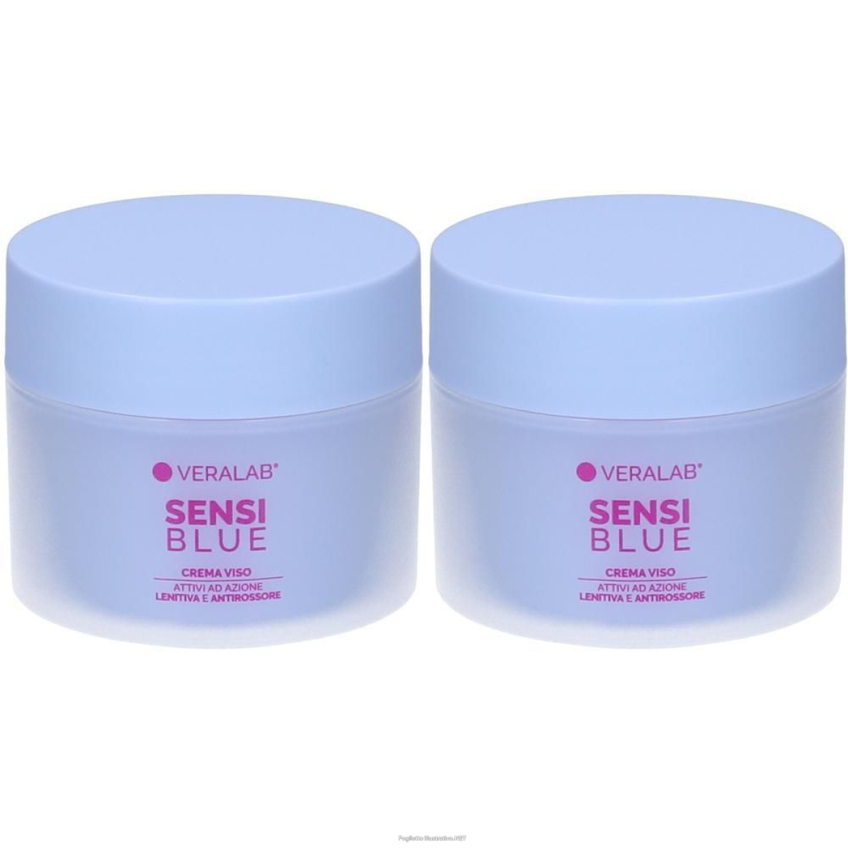 Trova Offerte di veralab sensiblue crema viso lenitiva antirossore 45 ml 2x45 ml e compra online