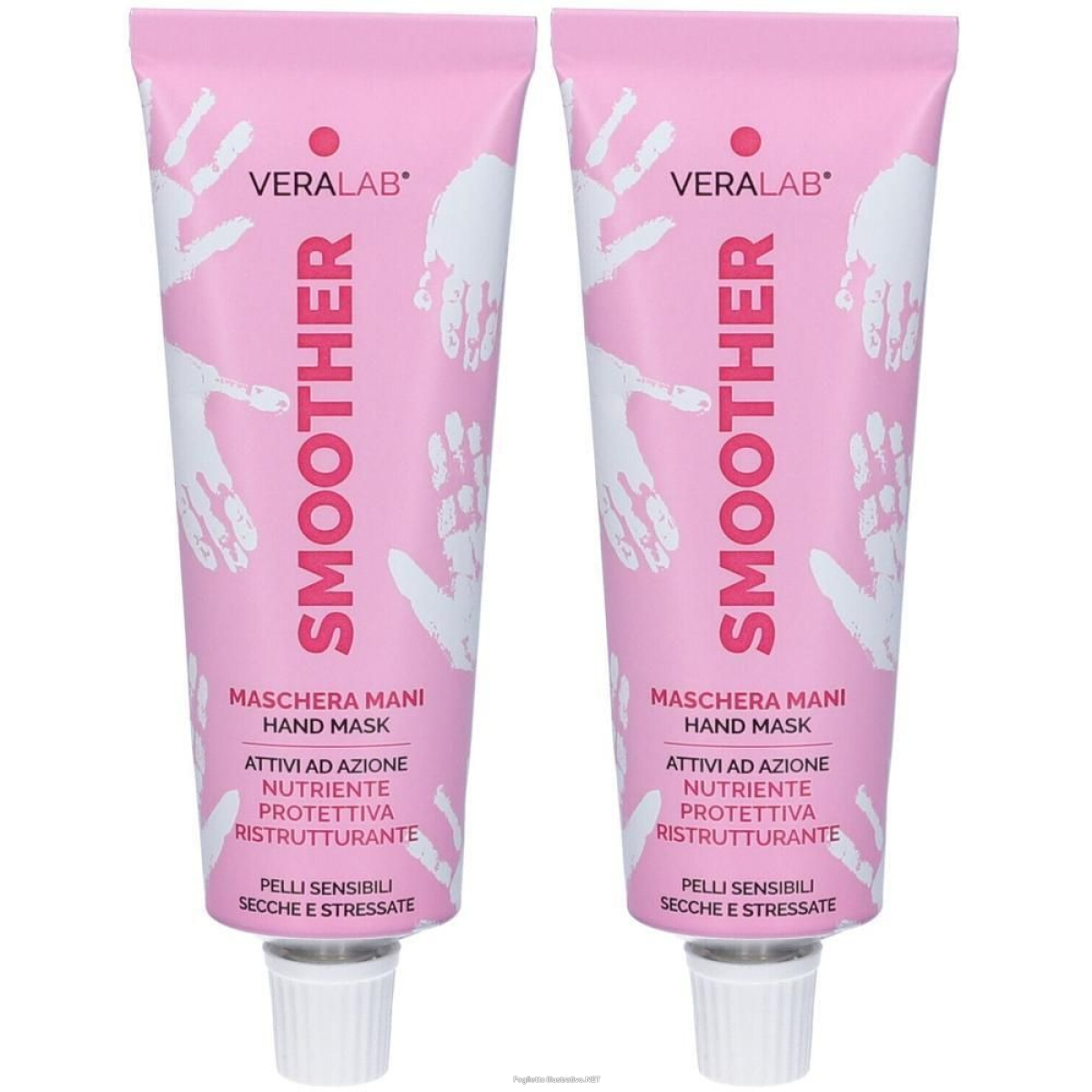 Trova Offerte di veralab smoother maschera mani 2x50 ml e compra online
