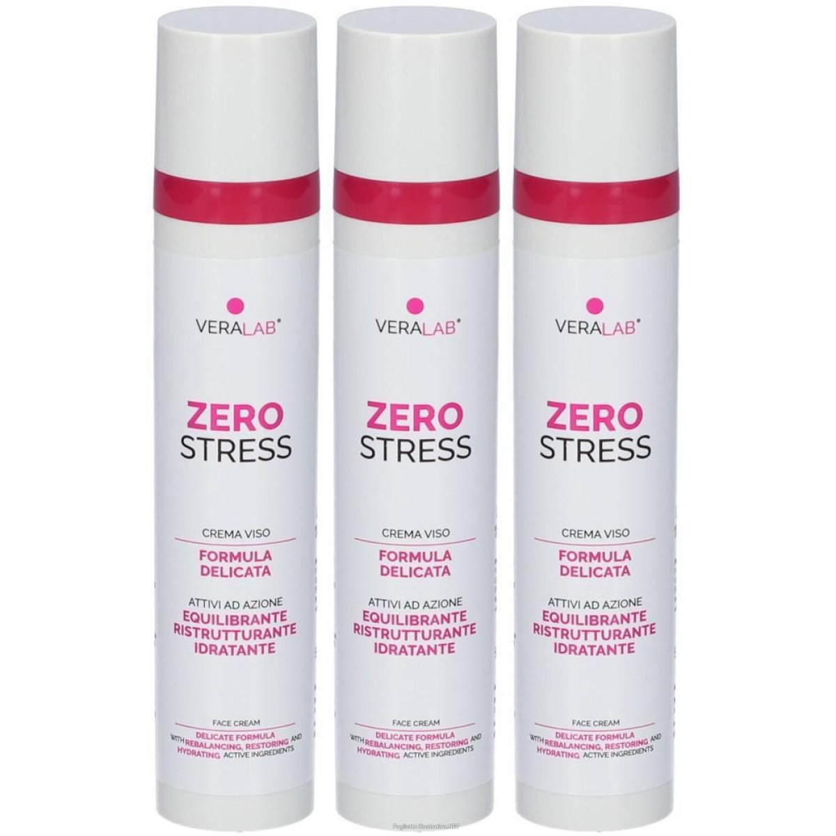 Trova Offerte di veralab zero stress crema viso nutriente 3x50 ml e compra online