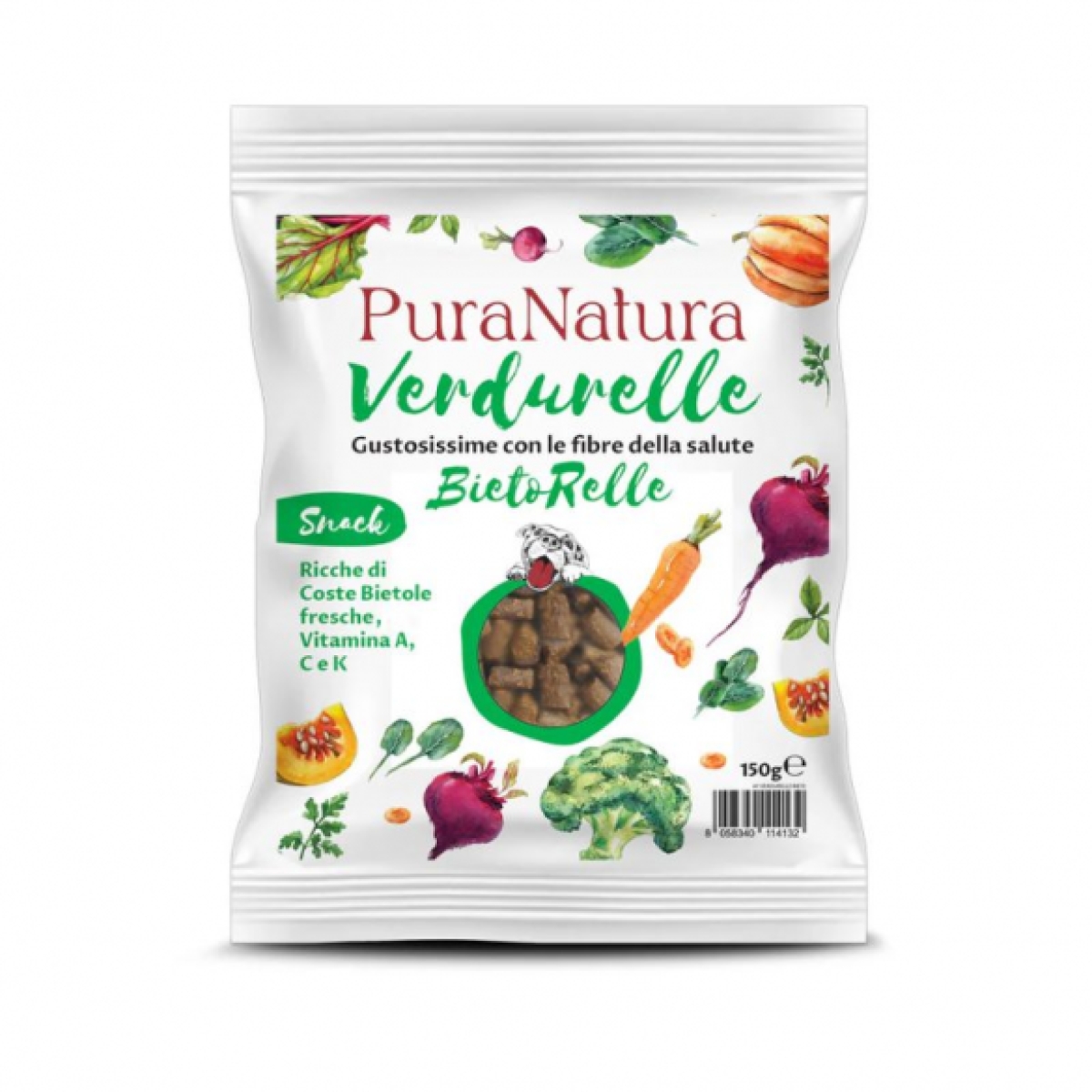 Trova Offerte di Verdurelle bietorelle - snack per cani con carote e bietole 150 gr e compra online