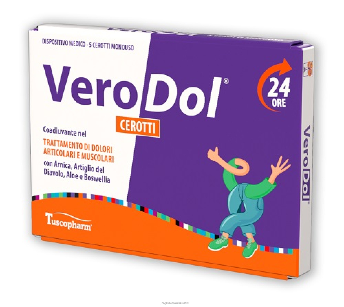 Trova Offerte di verodol cerotti coadiuvante nel trattamento di dolori muscolari e articolari 5 pezzi e compra online