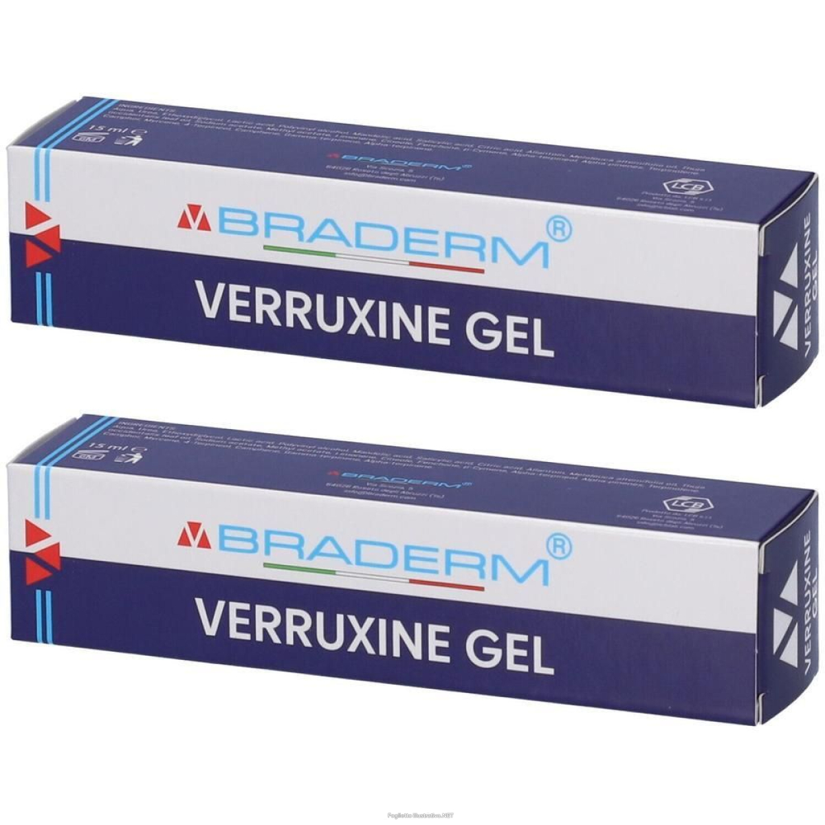 Trova Offerte di verruxine gel braderm 2x15 ml e compra online