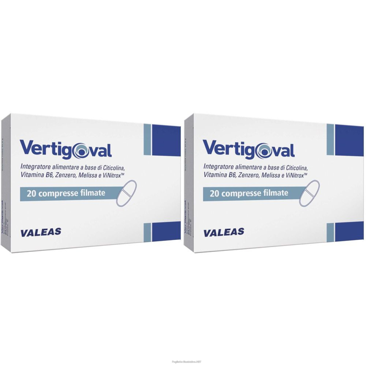 Trova Offerte di vertigoval set da 2 2x20 pz compresse e compra online