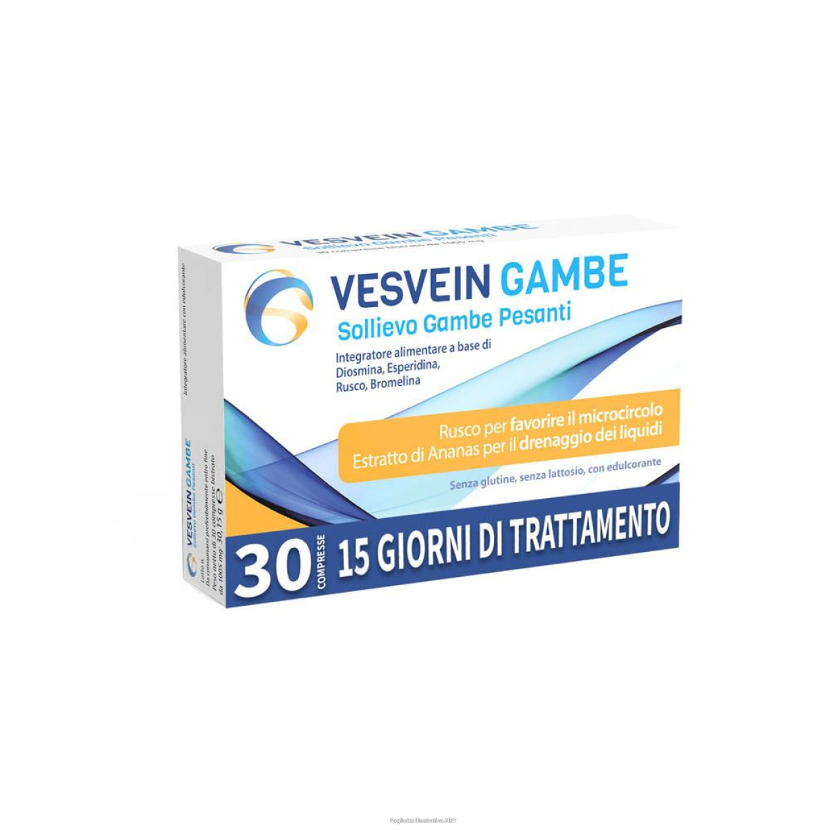 Trova Offerte di vesvein gambe sollievo gambe pesanti integratore per microcircolo e drenaggio dei liquidi 30 compresse e compra online