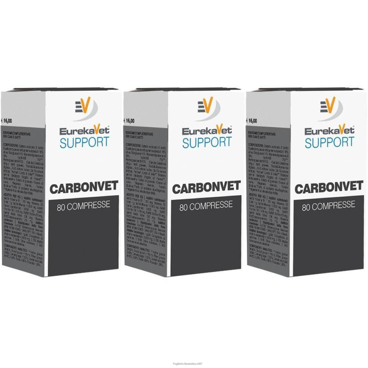 Trova Offerte di vet care carbonvet 3x40 g compresse e compra online