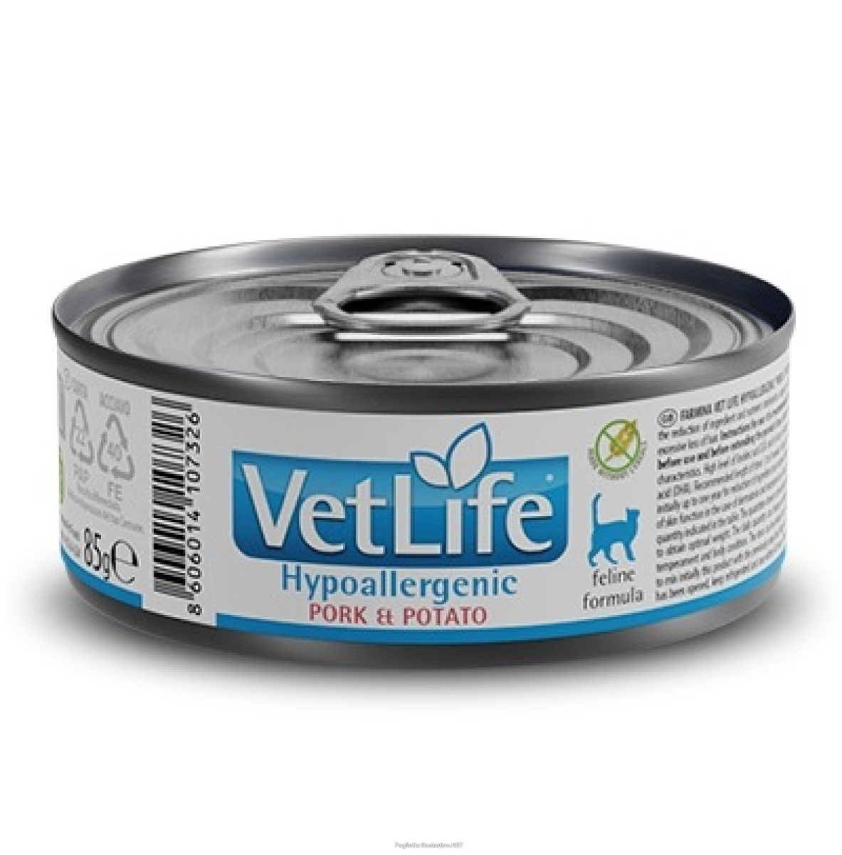 Trova Offerte di vet life cat hypoallergenic pork&potato natural diet maiale e patate 85 g e compra online
