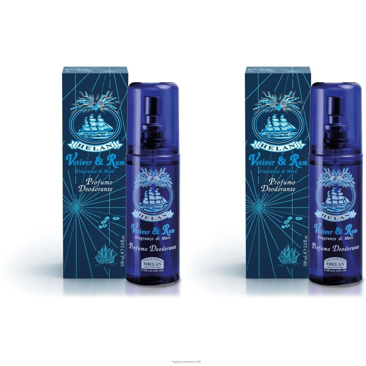 Trova Offerte di vetiver & rum profumo deodorante 100 ml 2x100 ml e compra online