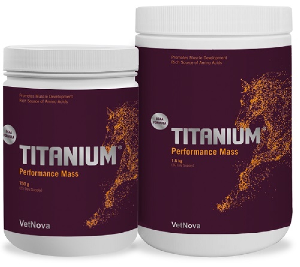 Trova Offerte di Vetnova titanium performance mass - alimento complementare per cavalli per lo sviluppo muscolare 1,5 kg e compra online