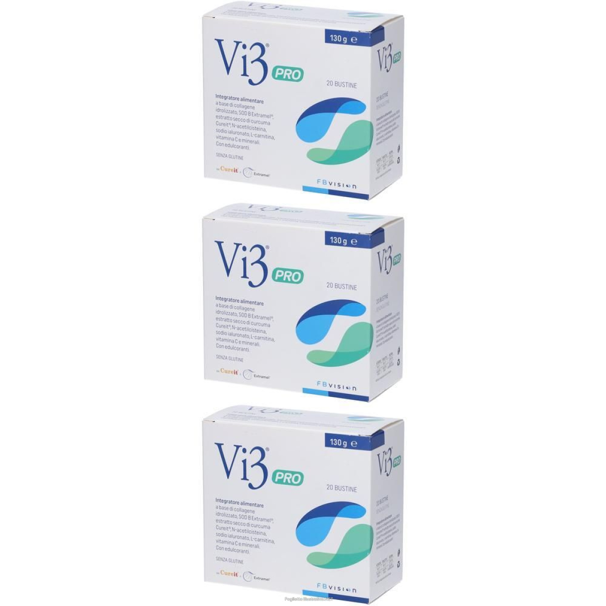 Trova Offerte di vi3 pro bustine 3x130 g e compra online