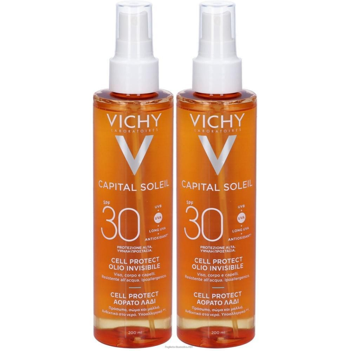 Trova Offerte di vichy capital soleil cell protect olio invisibile viso, corpo e capell e compra online