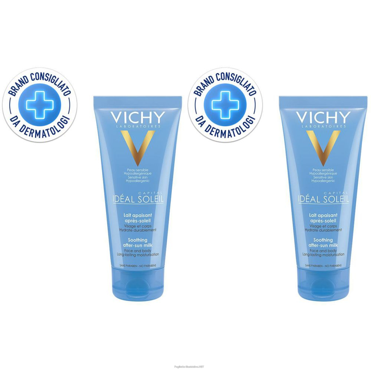 Trova Offerte di vichy capital soleil latte doposole lenitivo 300 ml set da 2 2x300 e compra online