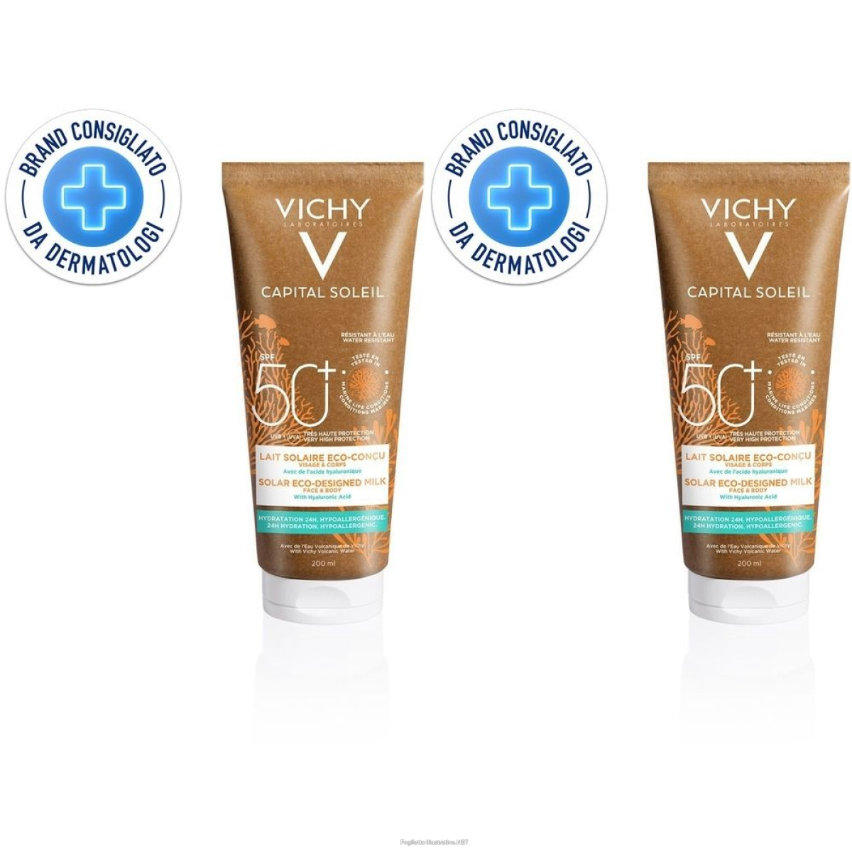 Trova Offerte di vichy capital soleil latte solare eco-sostenibile spf50+ 200 ml set da e compra online