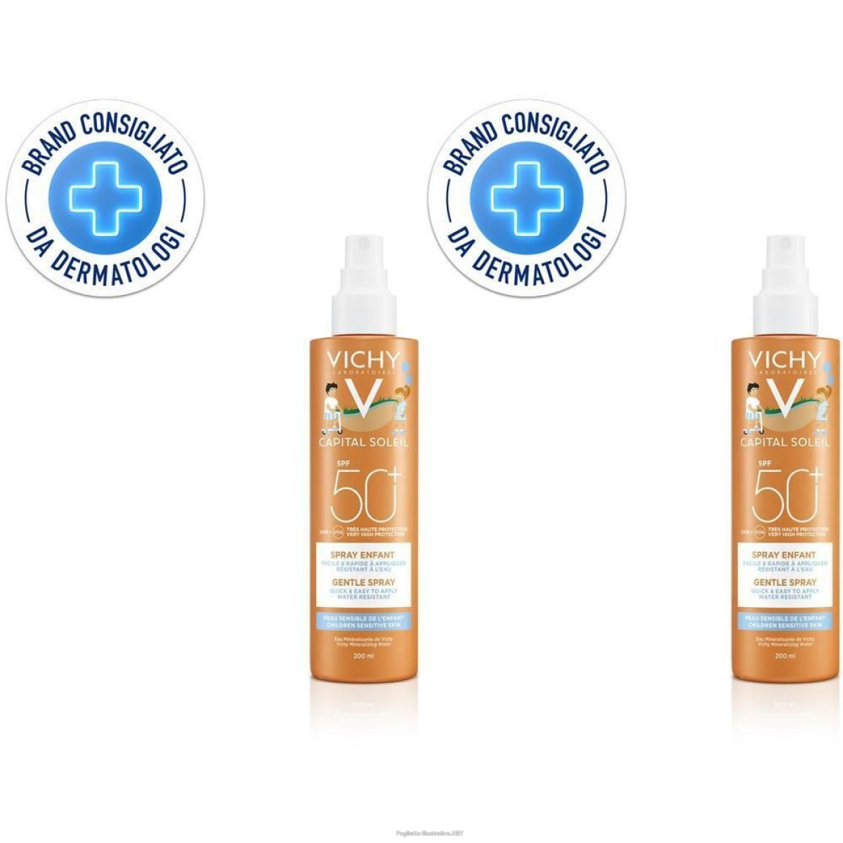 Trova Offerte di vichy capital soleil spray solare dolce bambini spf 50+ protezione ele e compra online