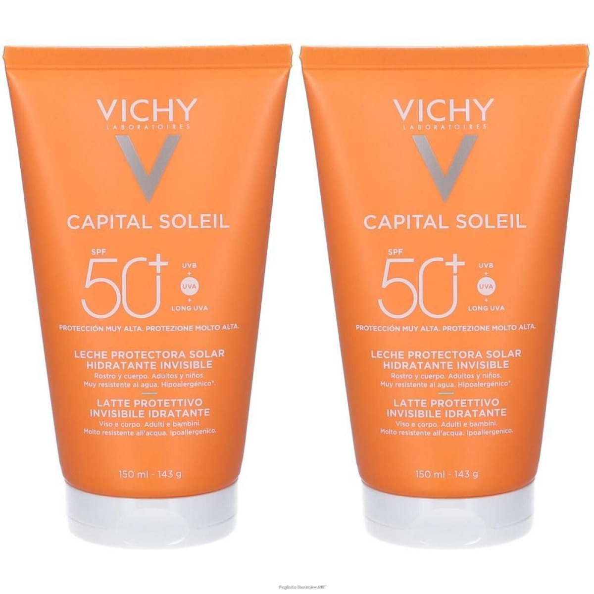 Trova Offerte di vichy cs hydra body milk latte protettivo spf 50 2x150 ml e compra online