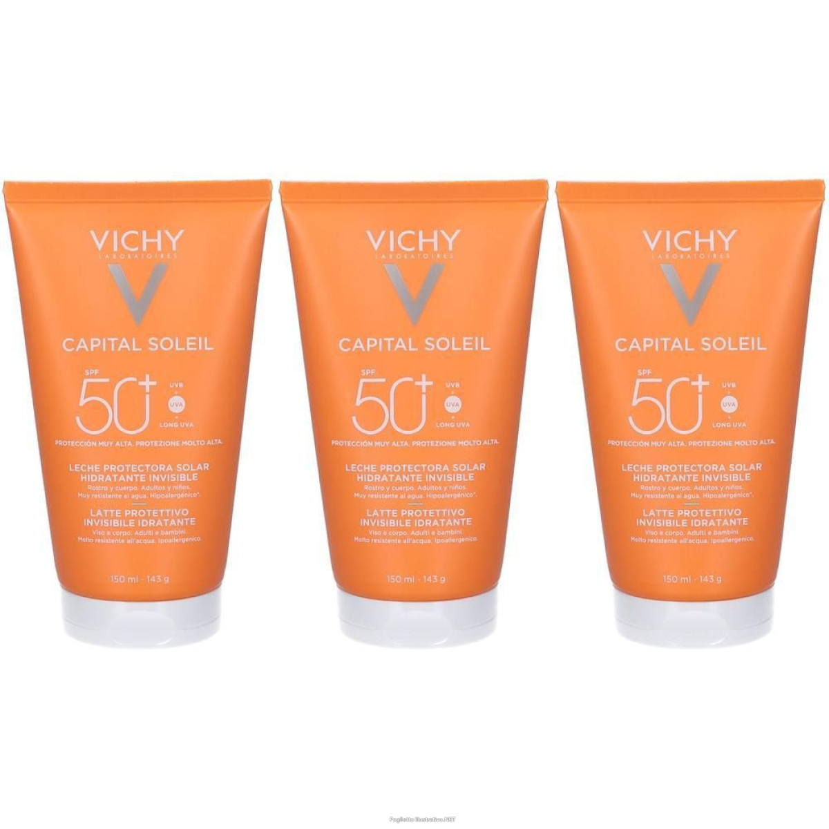 Trova Offerte di vichy cs hydra body milk latte protettivo spf 50 3x150 ml e compra online