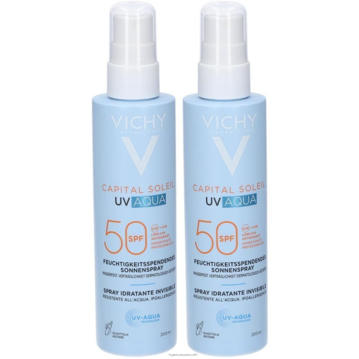 Trova Offerte di vichy cs uv aqua protezione spf 50 200 ml e compra online
