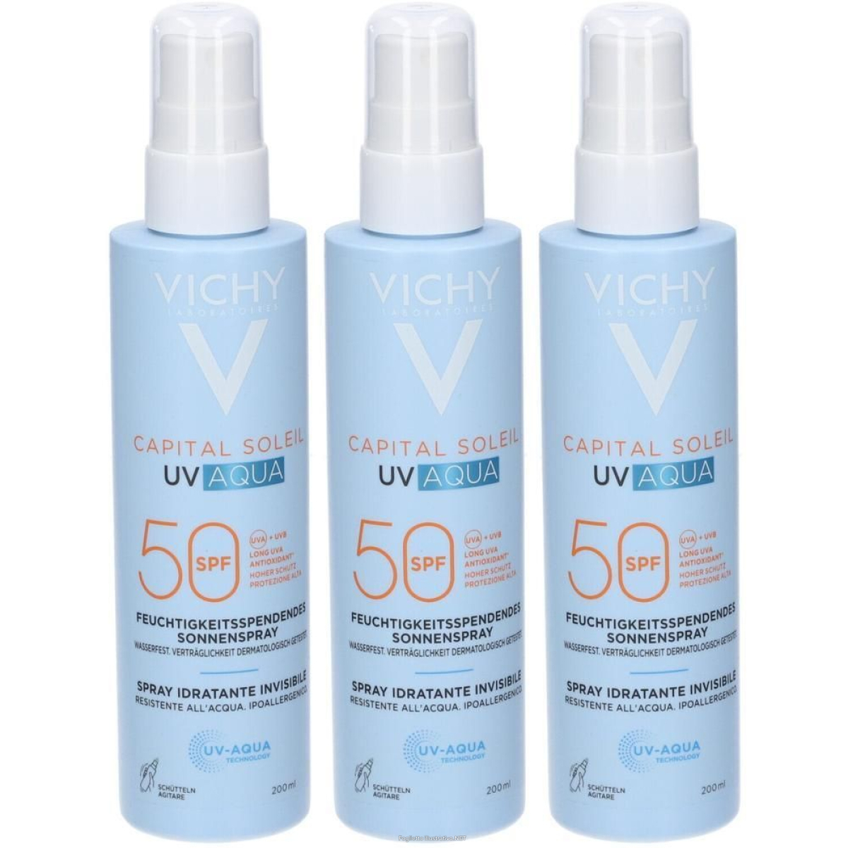 Trova Offerte di vichy cs uv aqua protezione spf 50 200 ml e compra online
