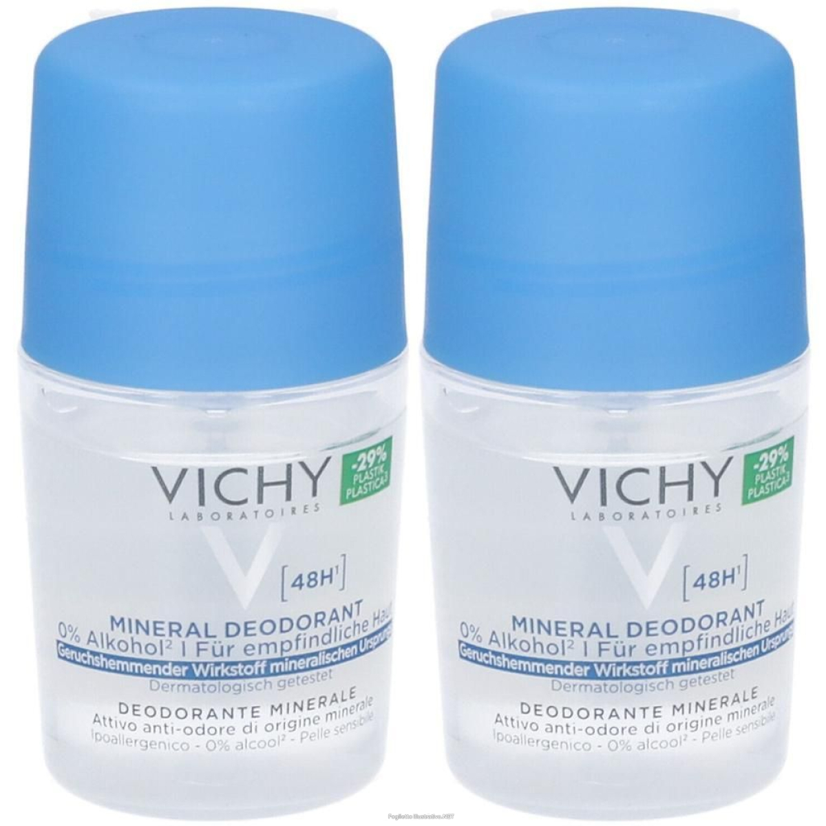Trova Offerte di vichy deodorante mineral - roll-on per pelle sensibile o depilata 50 m e compra online