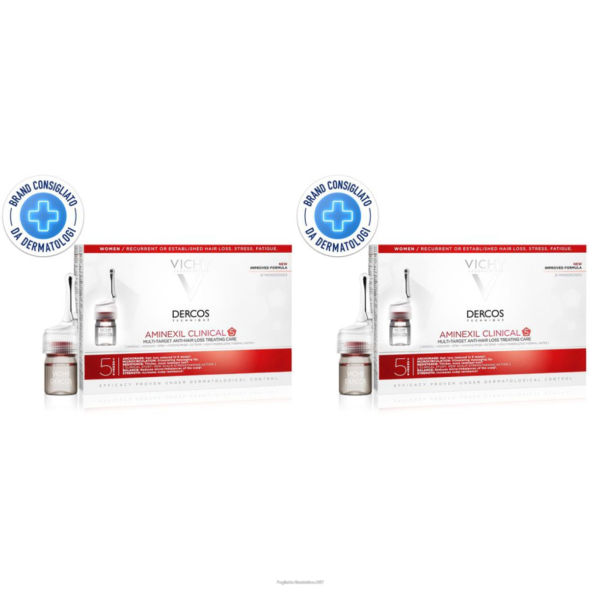 Trova Offerte di vichy dercos aminexil trattamento anticaduta donna 21 fiale x 6 ml e compra online